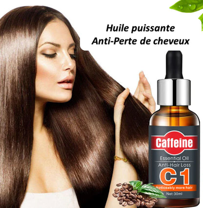 Huile Anti-Perte de Cheveux à la Caféine│-50% PROMOTION🎁