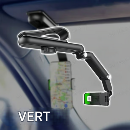 Support de téléphone de voiture rotatif et rétractable│-50% PROMOTION🎁