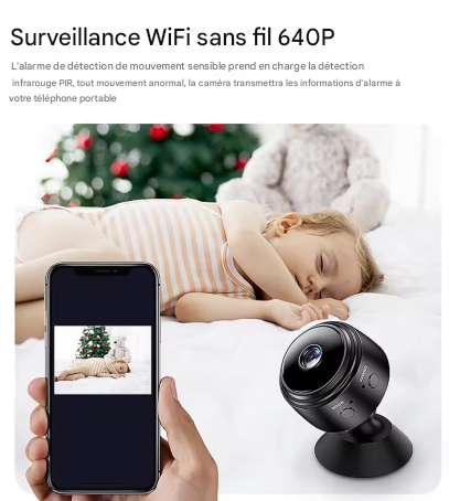 Mini Caméra de surveillance sans fil│-50% PROMOTION🎁