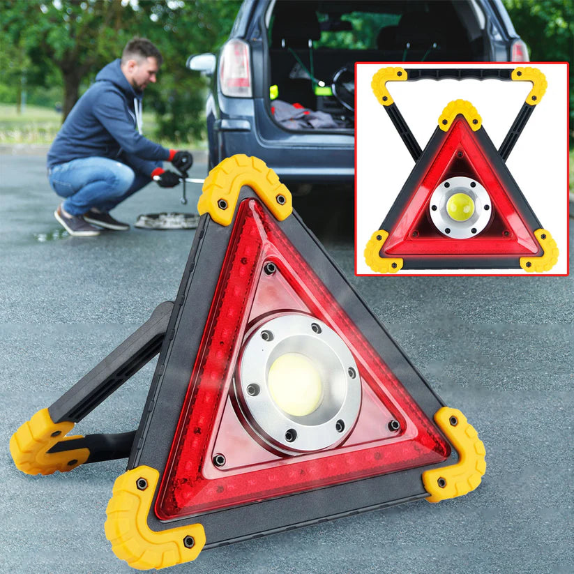 Triangle de présignalisation lumineuse: Votre bouée de sauvetage en cas de panne│-50% PROMOTION🎁